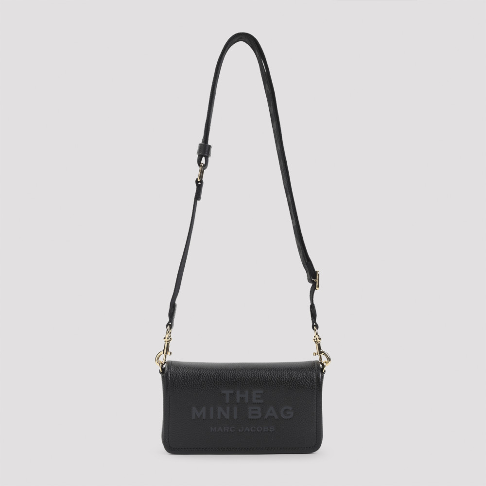 Marc Jacobs Black The Leather Mini Crossbody Bag for Women Online