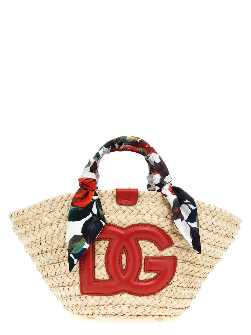 Dolce & Gabbana Natural Kendra Small Tote Bag In Natural