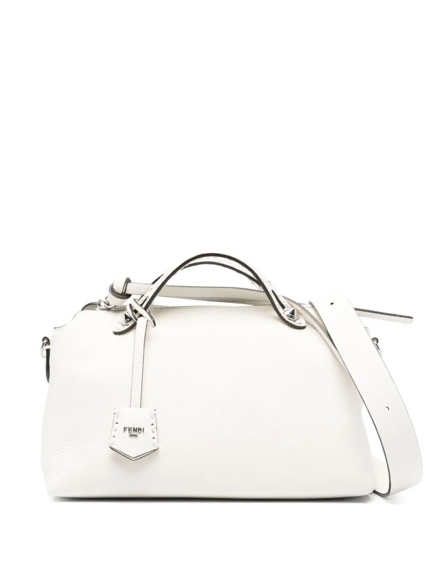 Shop Fendi White By The Way Duffle Bag