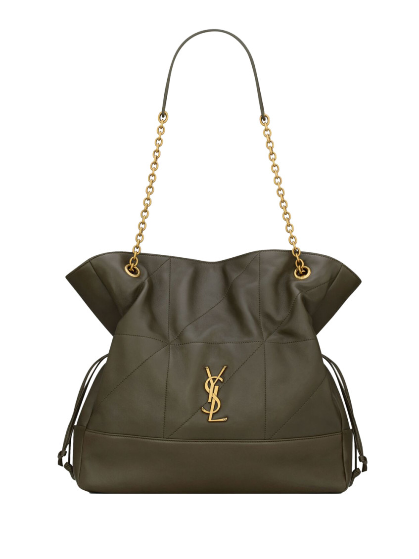 Saint Laurent Lambskin Jamie 4.3 Shoulder Bag In Olive