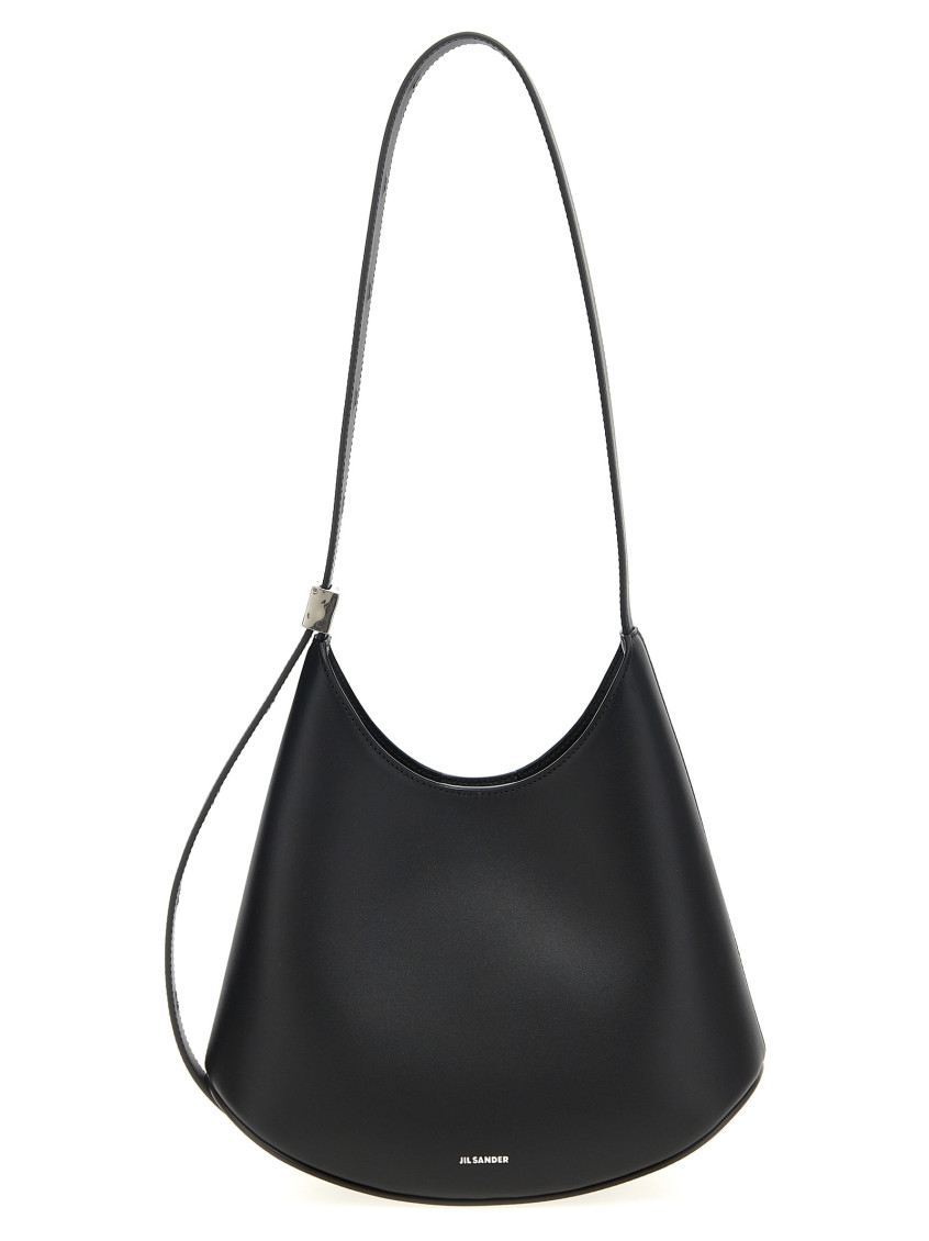 Jil Sander Eldorado Piccola Shoulder Bag In Black