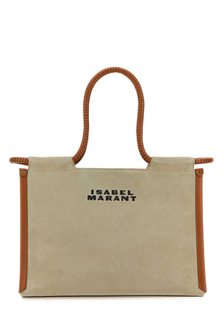 Shop Isabel Marant Sand Toledo Tote Bag In Beige