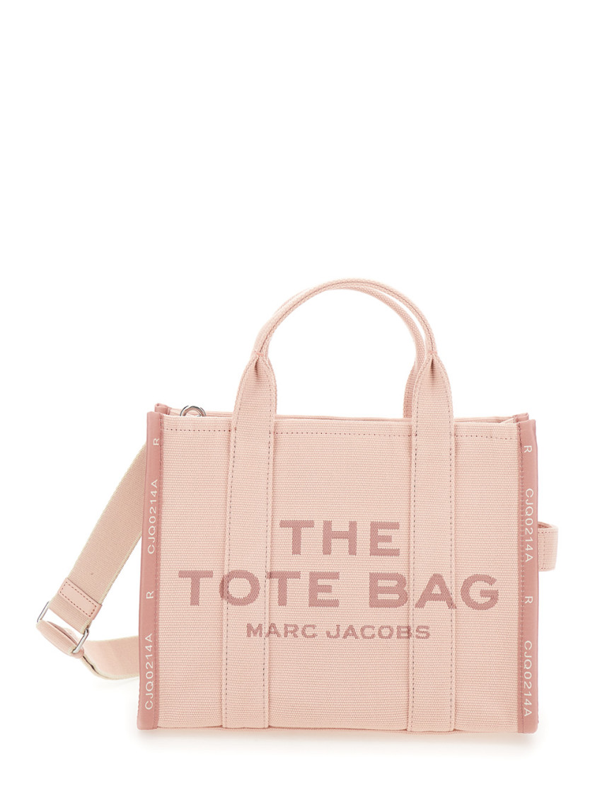 Marc Jacobs Light Pink The Jacquard Medium Tote Bag In Light Pink