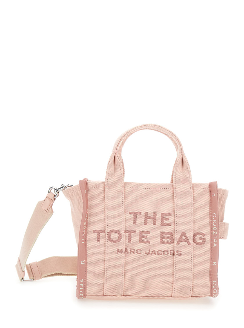 Marc Jacobs Light Pink Jacquard Small Tote Bag In Light Pink