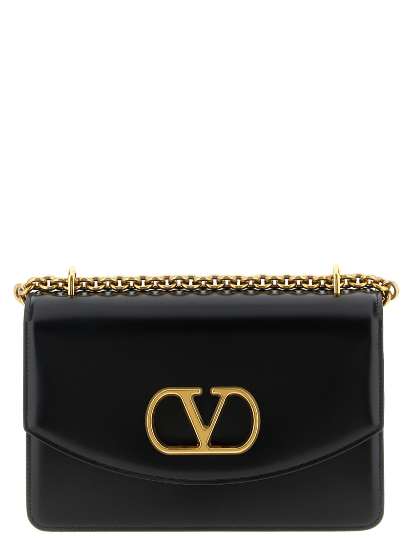 Valentino Garavani Vain Shoulder Bag In Black