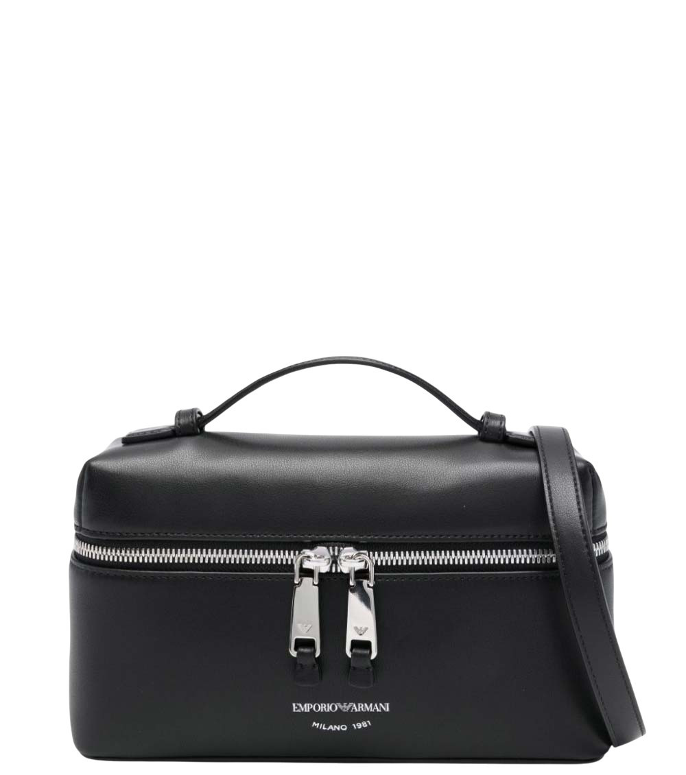 Emporio Armani Black Logo Small Crossbody Bag for Women Online USA