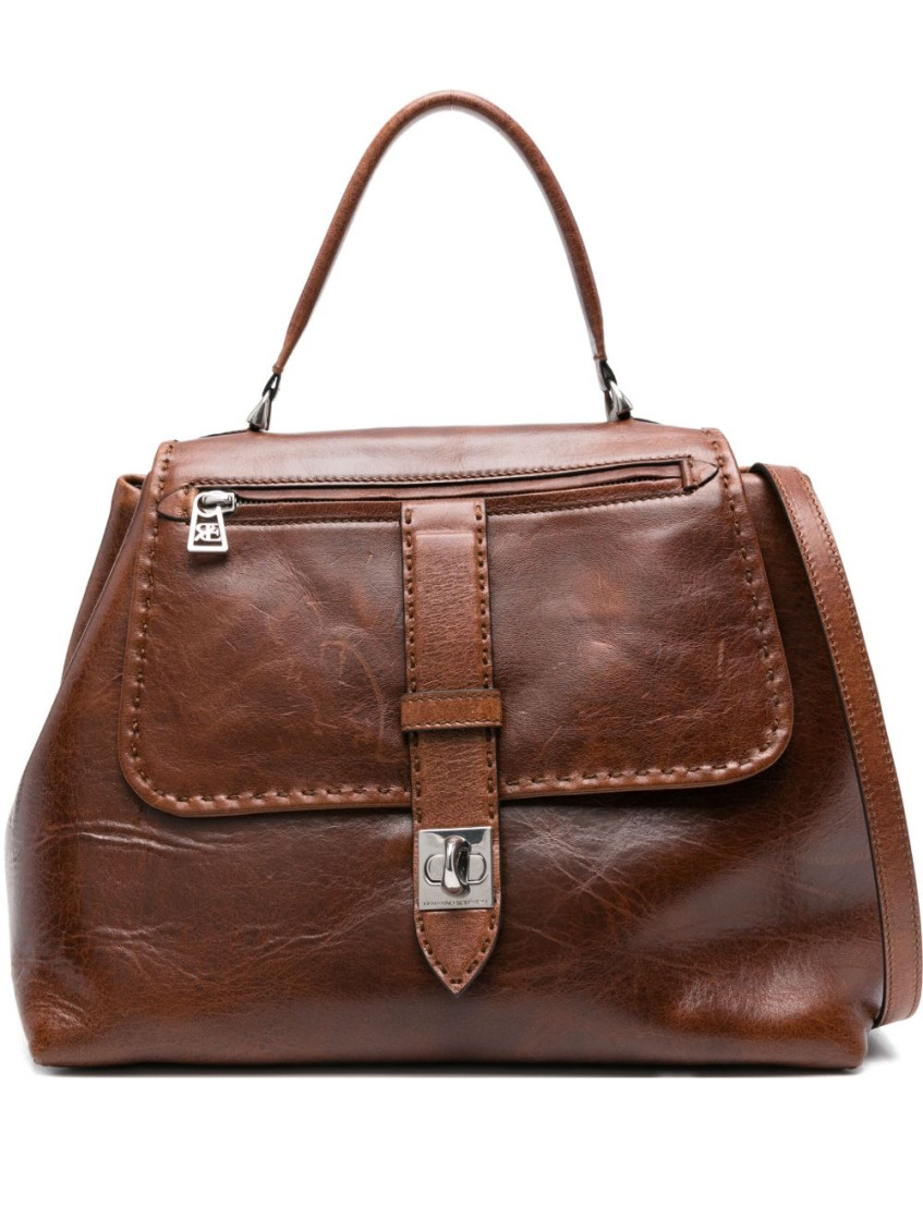 Ermanno Scervino Brown Liza Medium Handbag
