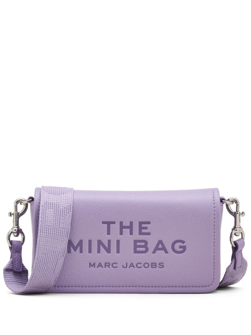 Marc Jacobs Compact Textured Mini Bag With Adjustable Strap In Purple