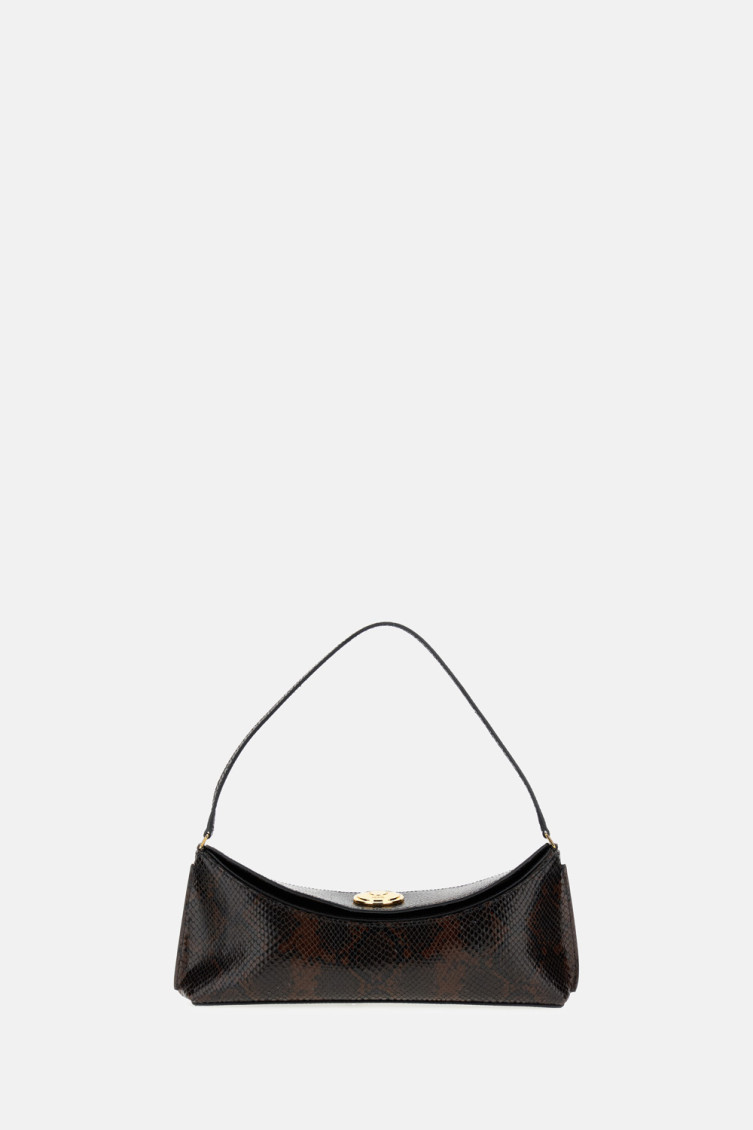 Jacquemus Le Calisson Crocodile-effect Leather Shoulder Bag In Multi