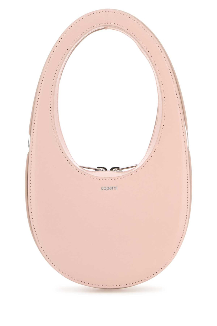 COPERNI LIGHT PINK LEATHER MINI SWIPE HANDBAG 