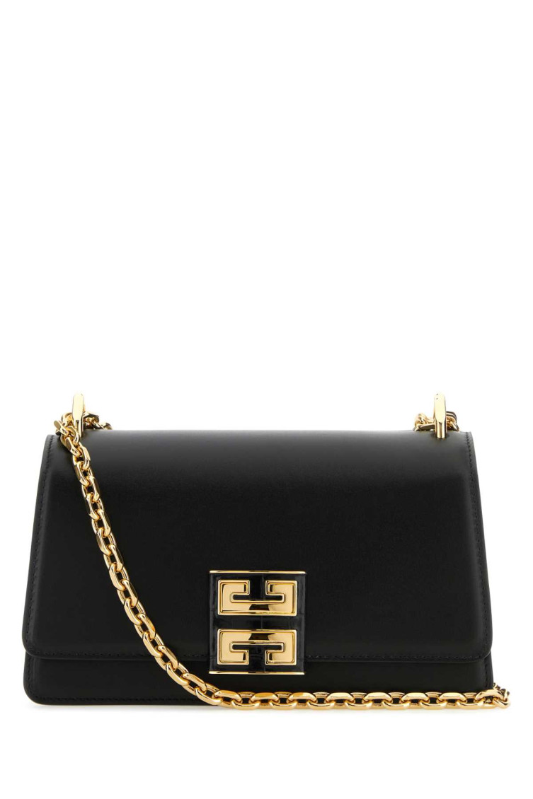 ショルダーバッグ・ポシェット GIVENCHY Black Leather Small 4G Shoulder Bag GIVENCHY】 SMALL 4G BAG (GIVENCHY/ショルダーバッグ