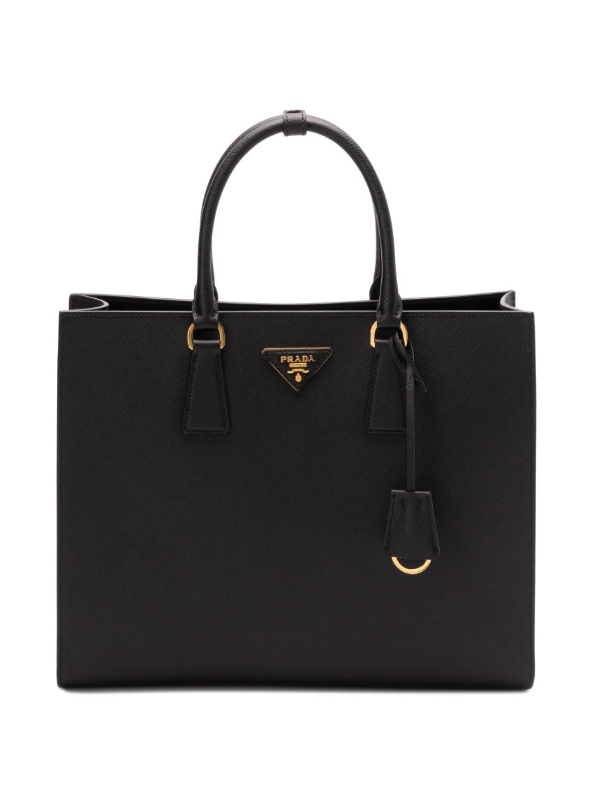 Prada Black Saffiano Lux Tote for Women Online USA at