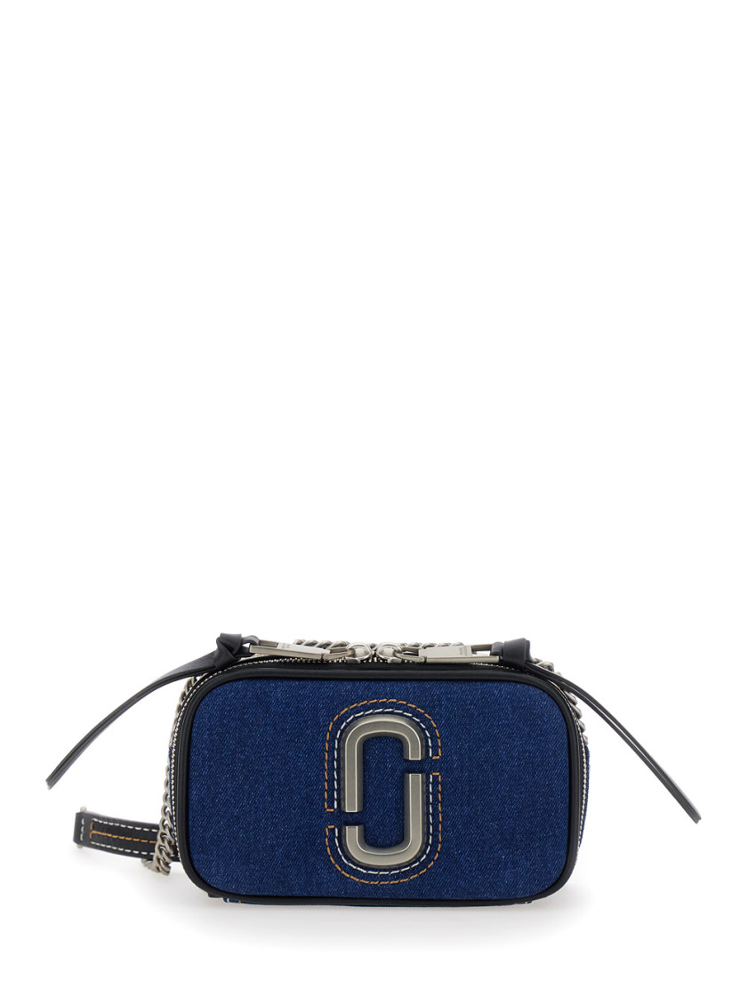 MARC JACOBS THE DENIM CHAIN CROSSBODY BAG 