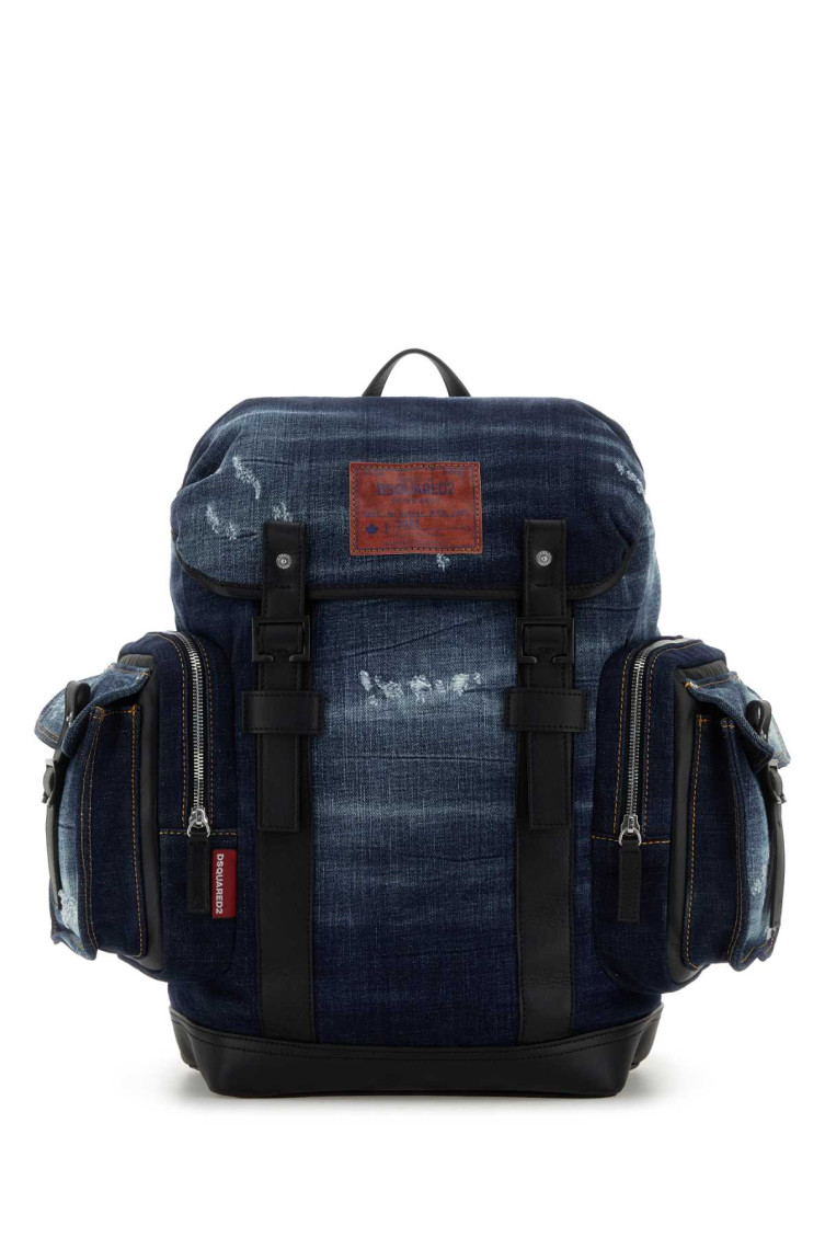 Dsquared2 Dsquared Denim Backpack In Blue
