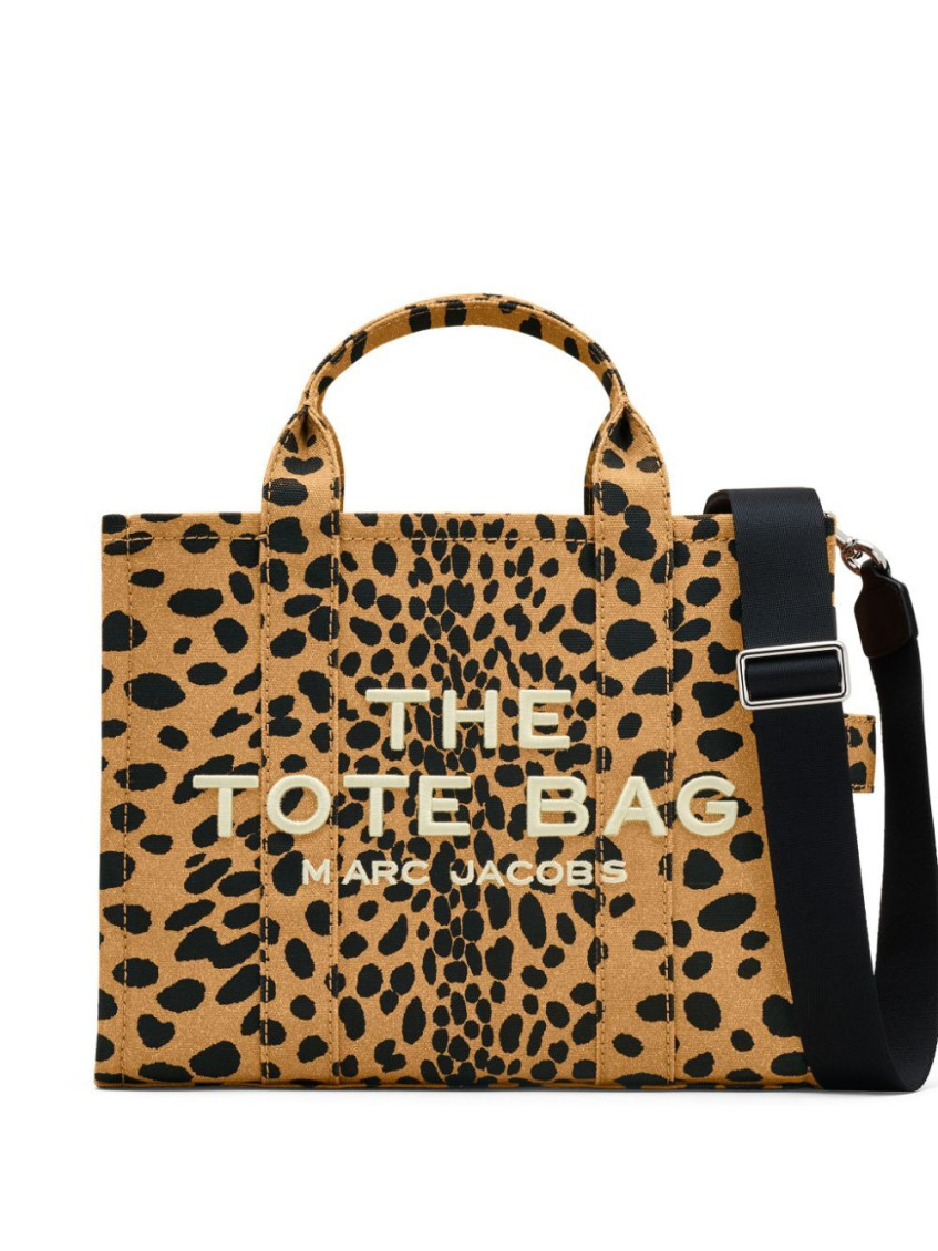 Marc Jacobs Leopard Print The Medium Canvas Tote Bag In Leopard Print