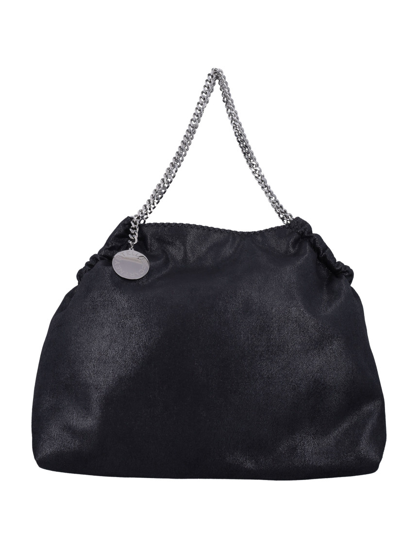 Stella Mccartney Black Falabella Tote Bag In Black