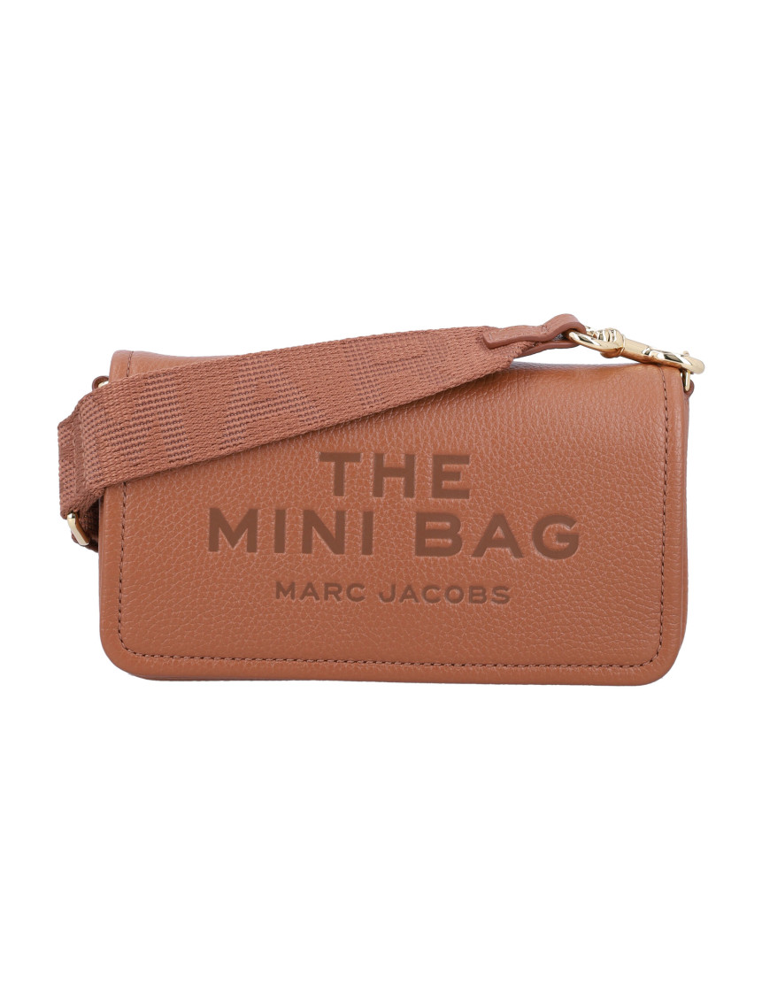 Marc Jacobs Womens Argan Oil The Mini Leather Cross Body Bag In Brown