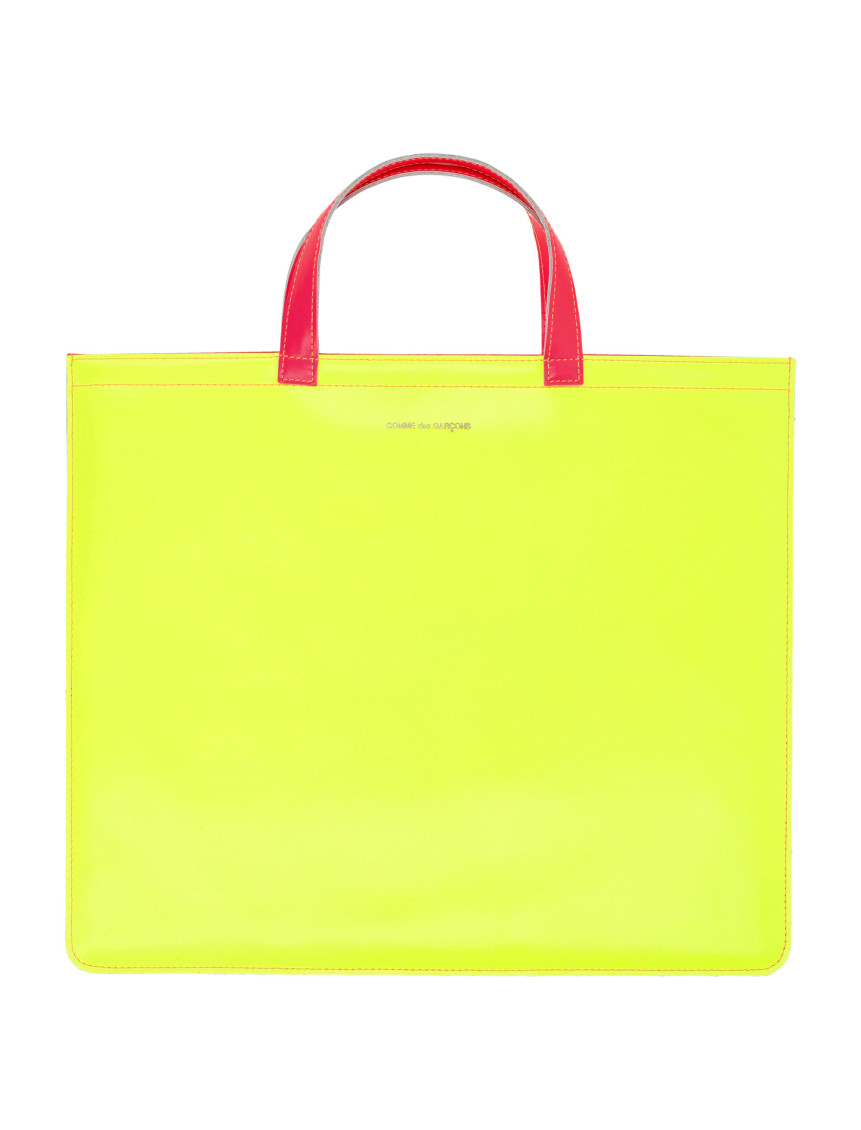 COMME DES GARÇONS MULTICOLOR SUPER FLUO TOTE BAG 