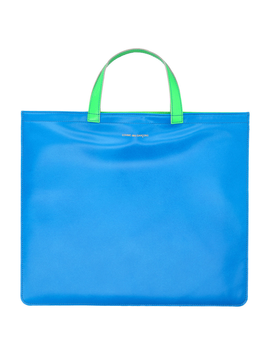 COMME DES GARÇONS MULTICOLOR SUPER FLUO TOTE BAG 