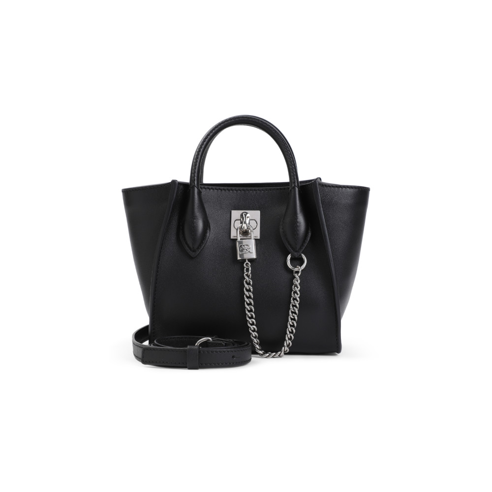 Ermanno Scervino Black Logo Mini Satchel In Black