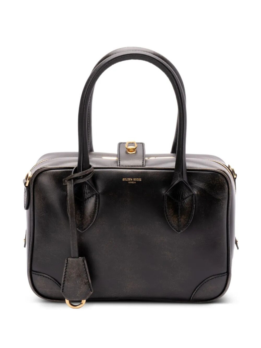 Golden Goose Deluxe Brand Women Black Leather Vita Handbag In Black