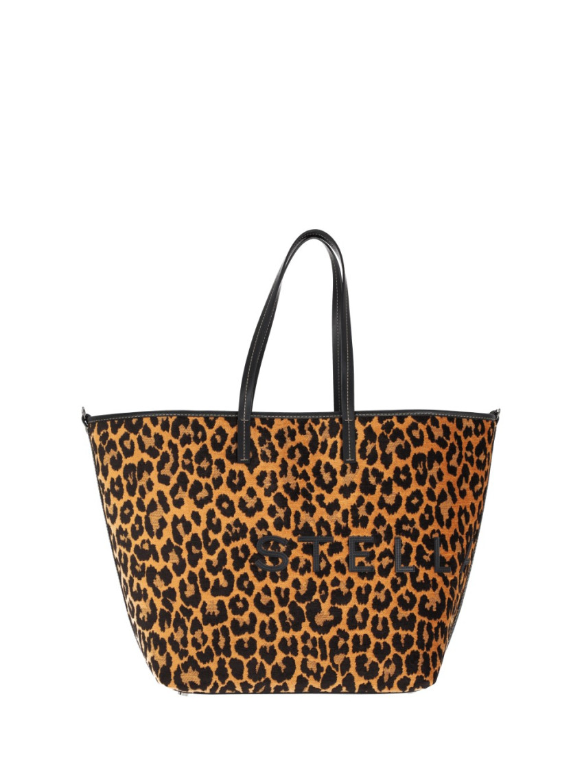 Stella Mccartney Brown Logo Tote