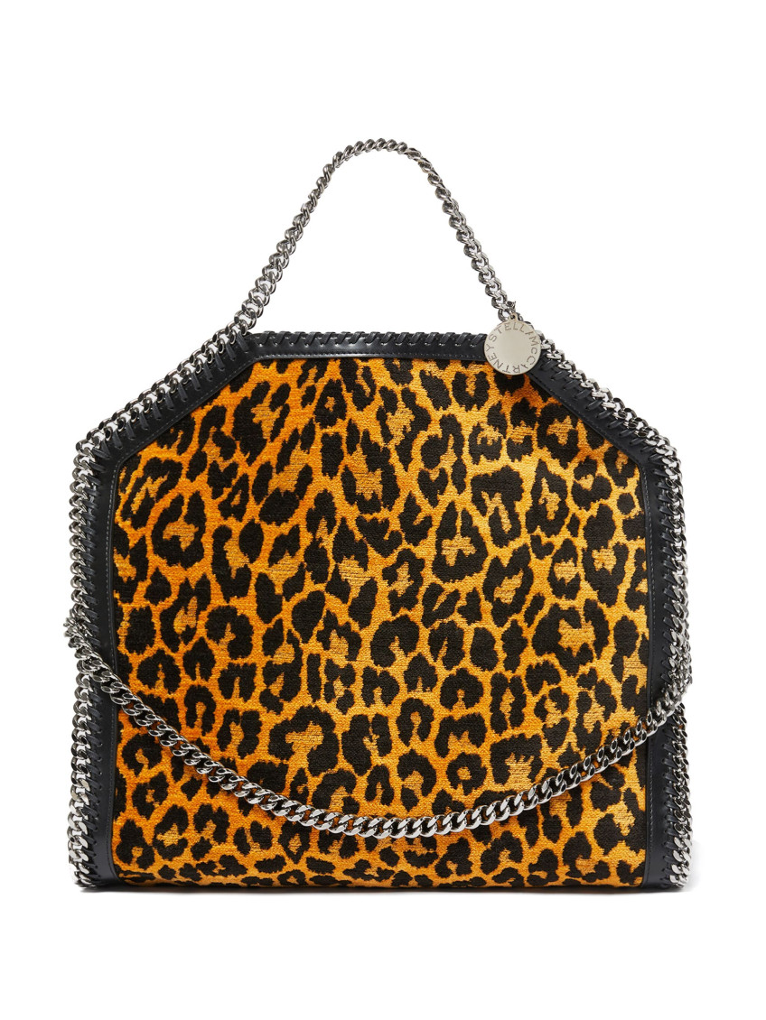 Stella Mccartney Leopard-print Falabella Tote