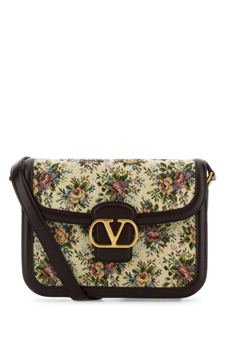 Valentino Borsa A Tracolla 9to5 In Jacquard Ricamato Donna