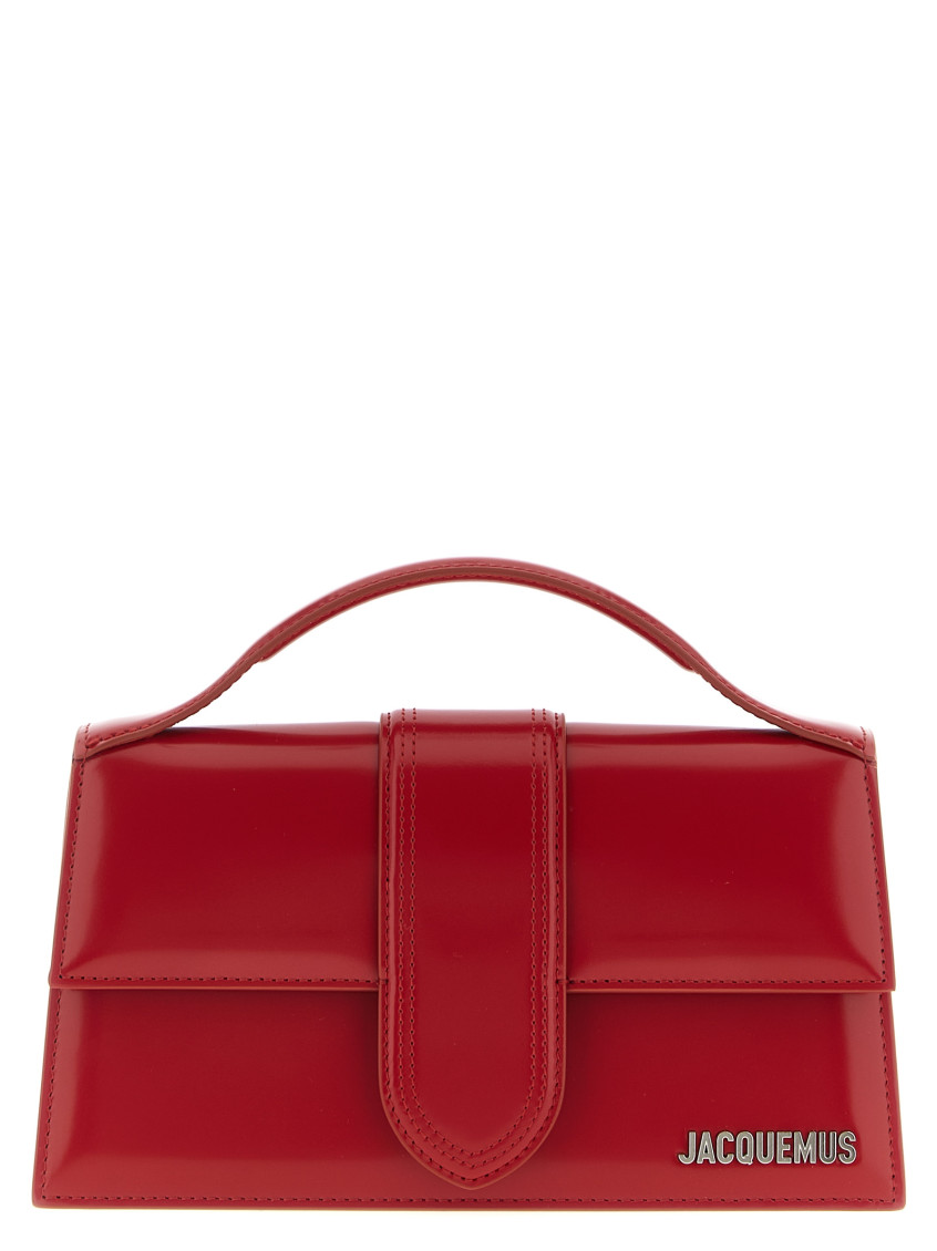 Jacquemus Le Bambino Red Handbag With Removable Shoulder Strap In Leather Woman In Red