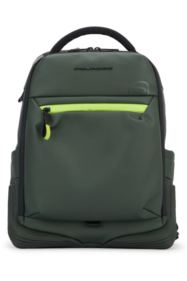 Piquadro Green Corner Special Backpack In Green
