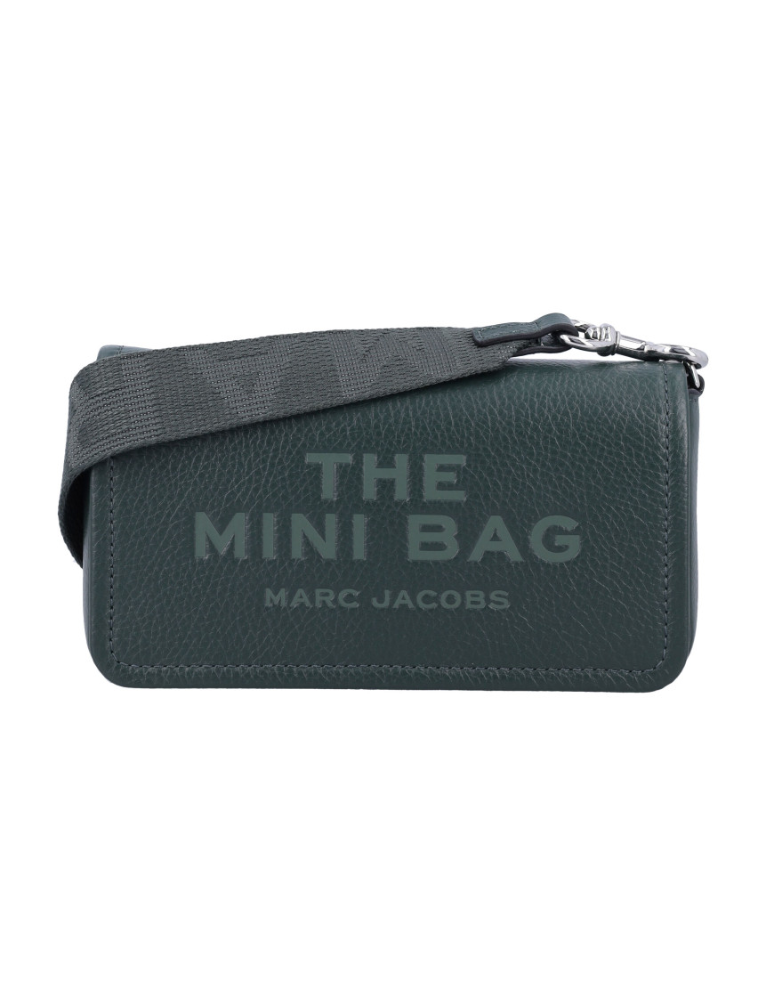Marc Jacobs Green The Leather Mini Crossbody Bag
