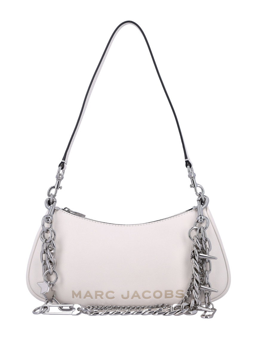 Marc Jacobs White The Star Charm Shoulder Bag In White