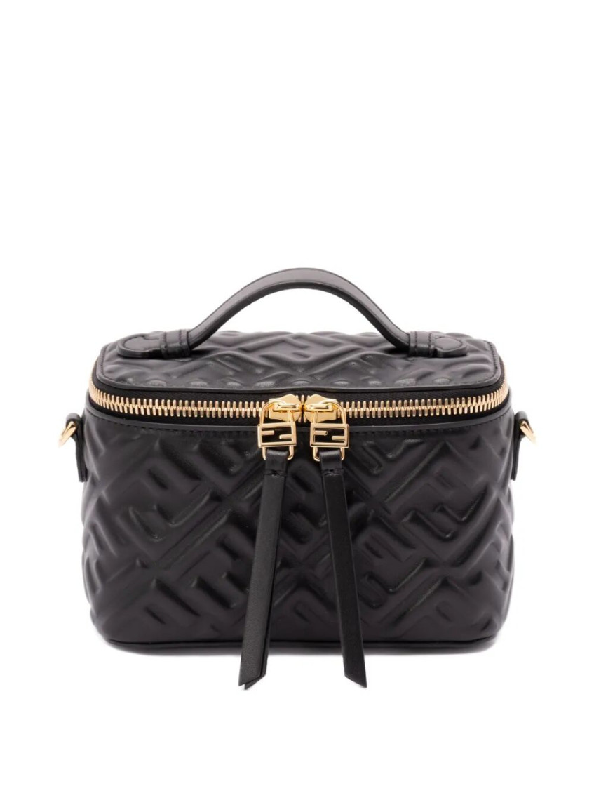 Fendi Mini "vanity" Bag In Black