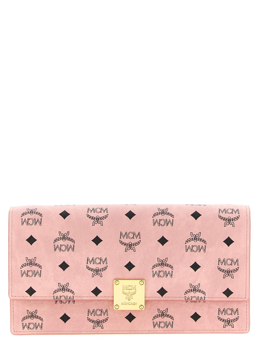 Mcm Pink Aren Crossbody Bag In Pink