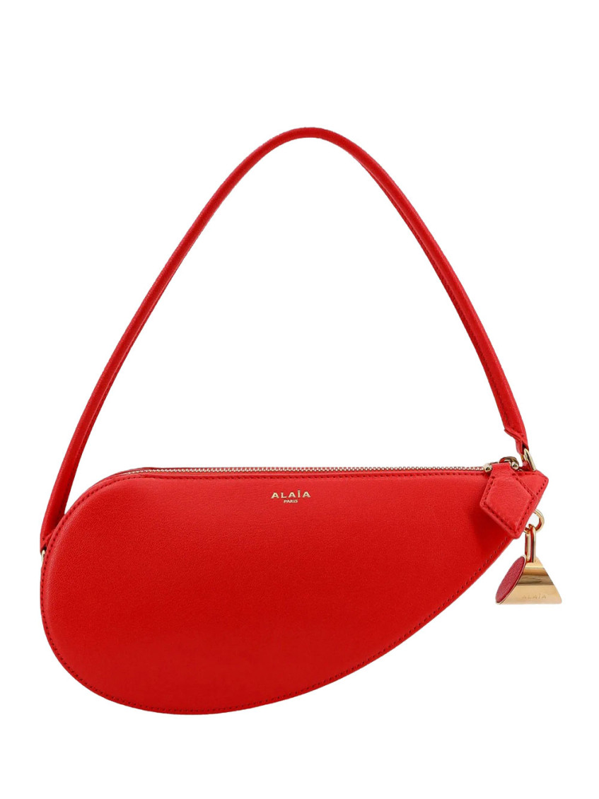 Alaïa Red Le Demi Coeur Shoulder Bag In Red