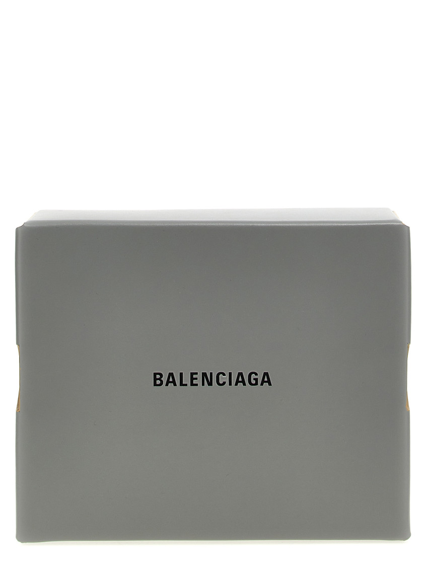 Balenciaga Rectangular Top Handle Clutch Bag In Grey