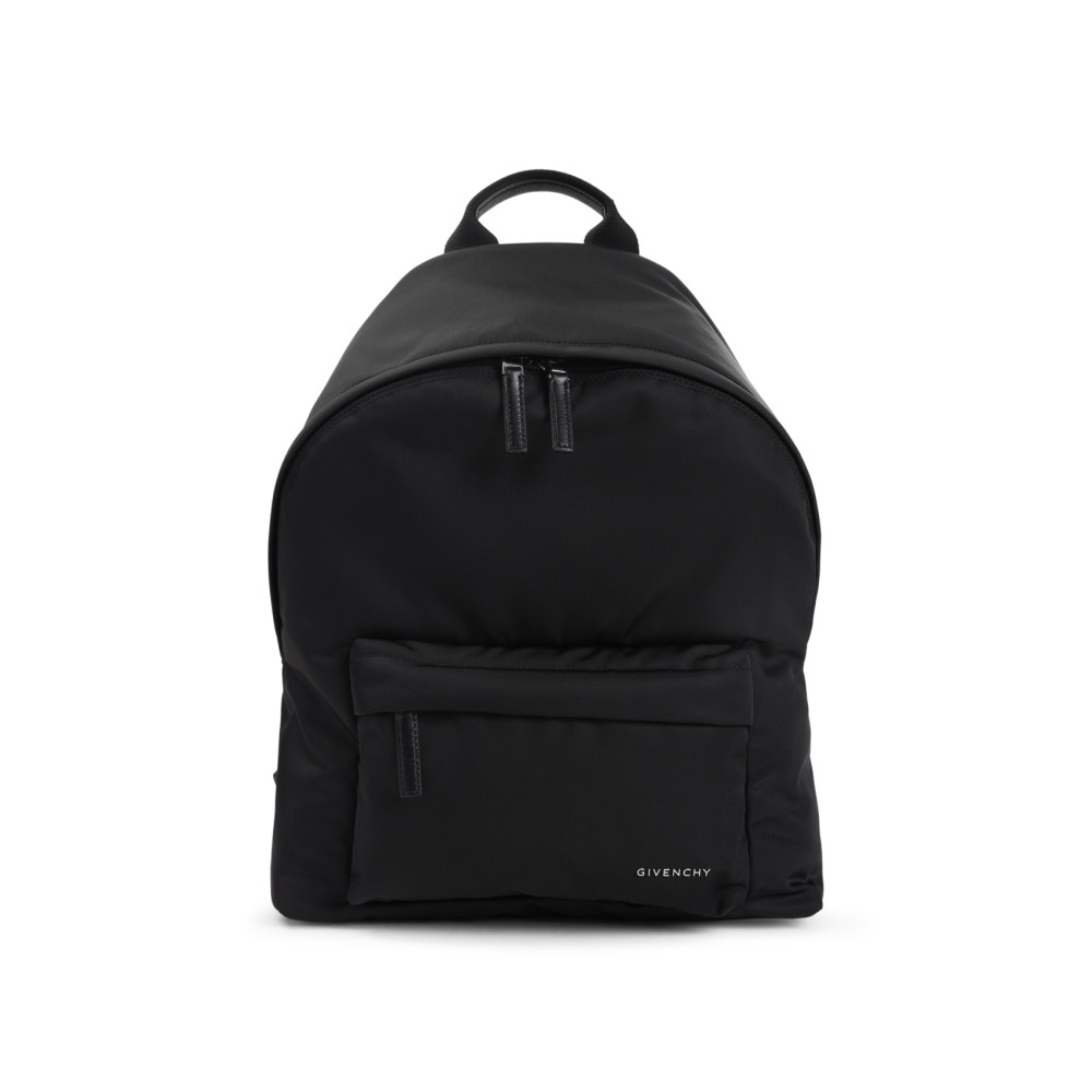 Givenchy Rounded Silhouette Backpack With Subtle Logo Detail In Black