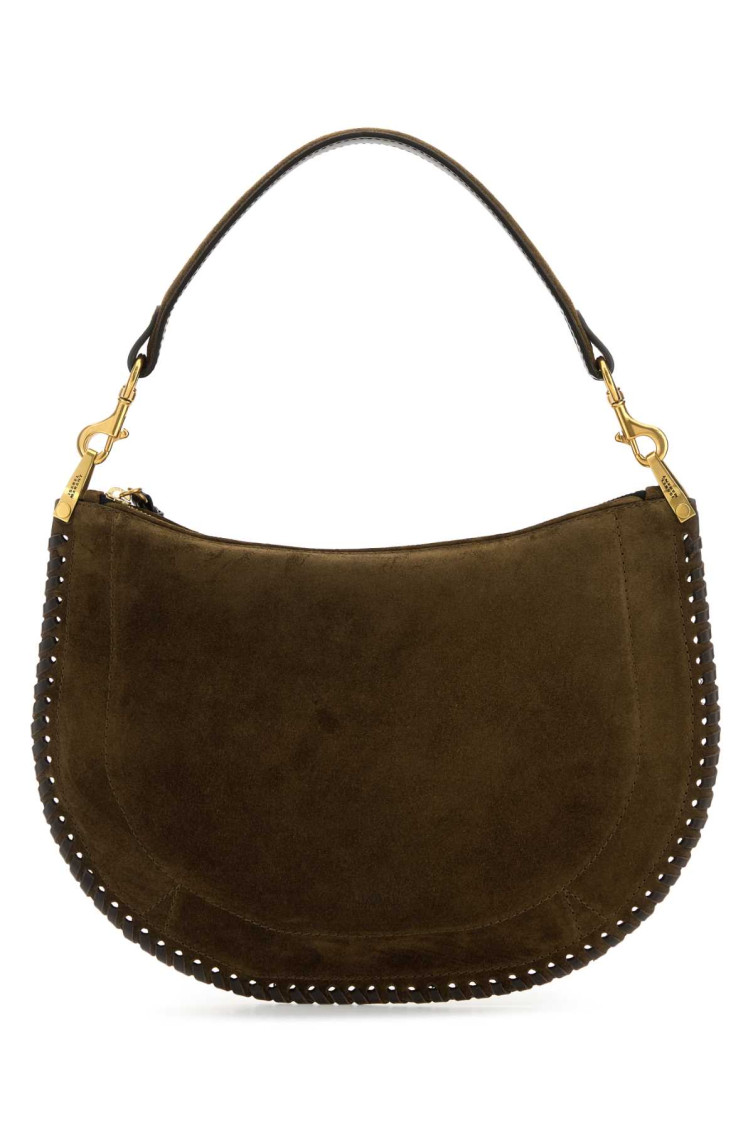 Isabel Marant Bronze Oskan Shoulder Bag In Brown