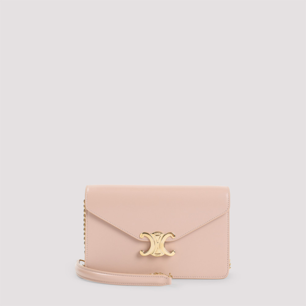 Celine Peach Margo Crossbody Bag In Orange