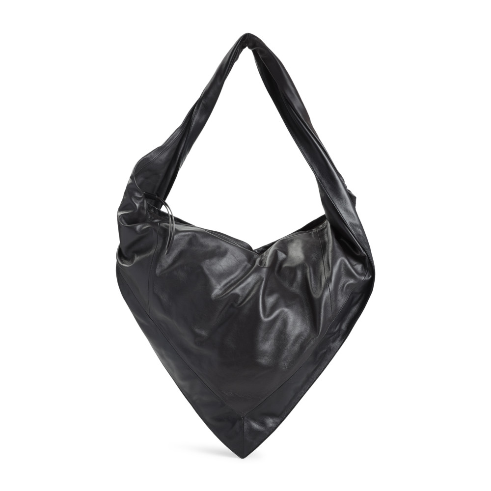 Lemaire Black Scarf Shoulder Bag In Black