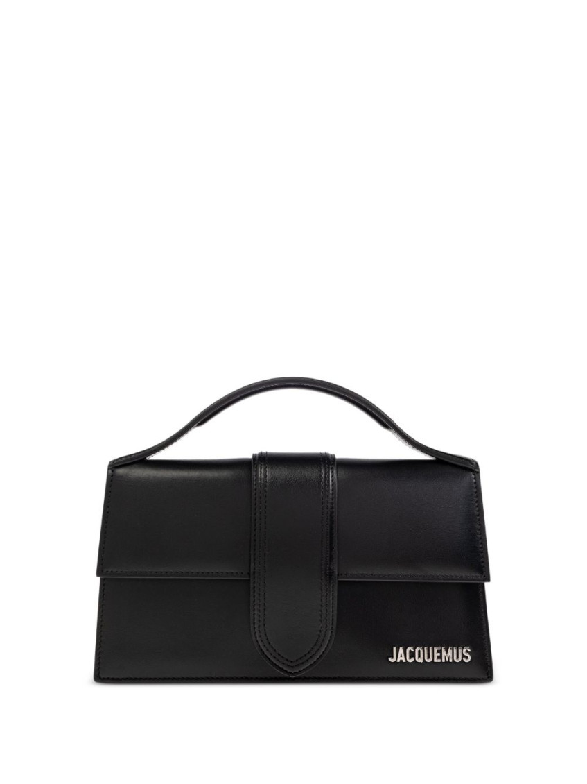 Jacquemus Rectangular Top Handle Detachable Strap Shoulder Bag In Black