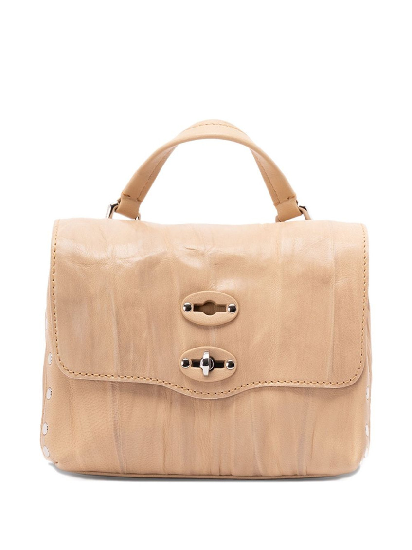 Zanellato Beige Dotta Centauro Small Satchel In Neutral