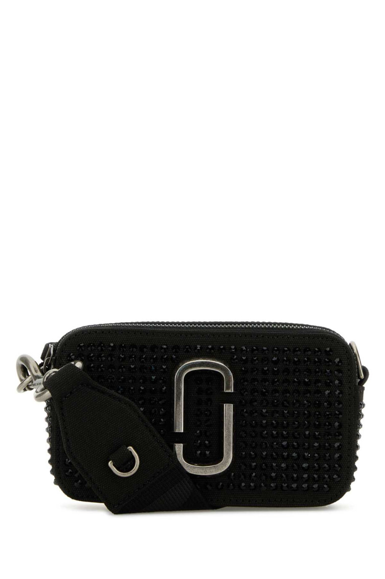 Marc Jacobs Snapshot Logo-debossed Crossbody Bag In Black