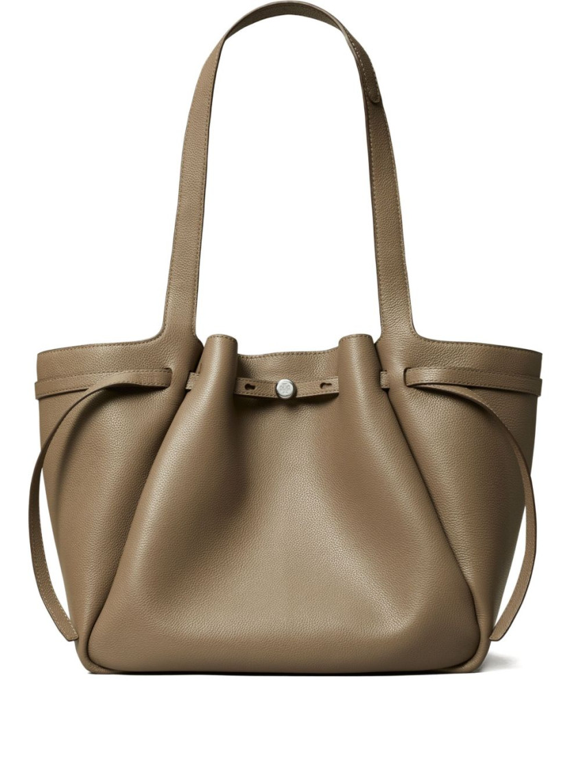 Tory Burch Romy Shopping Tote Bag In Gray
