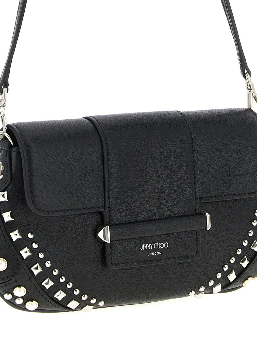 Jimmy Choo Black Bar Shoulder Bag for Women Online India at