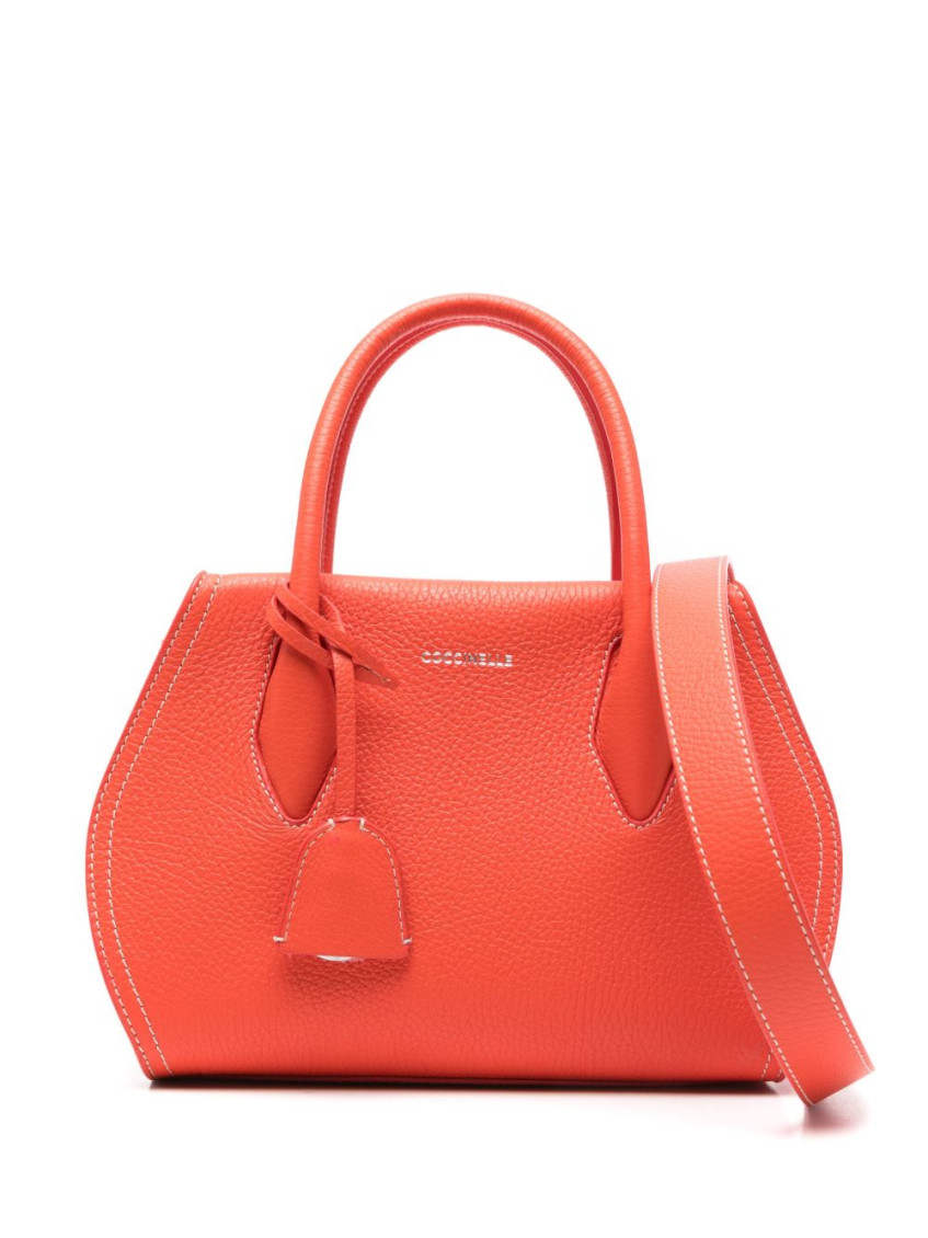 COCCINELLE RED LORD SMALL SATCHEL 