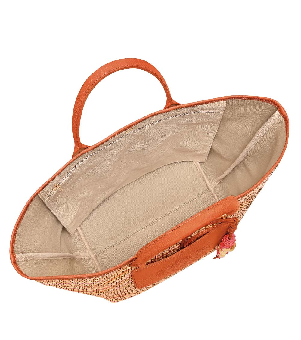 Longchamp Orange Le Pliage Large Tote for Women Online India at