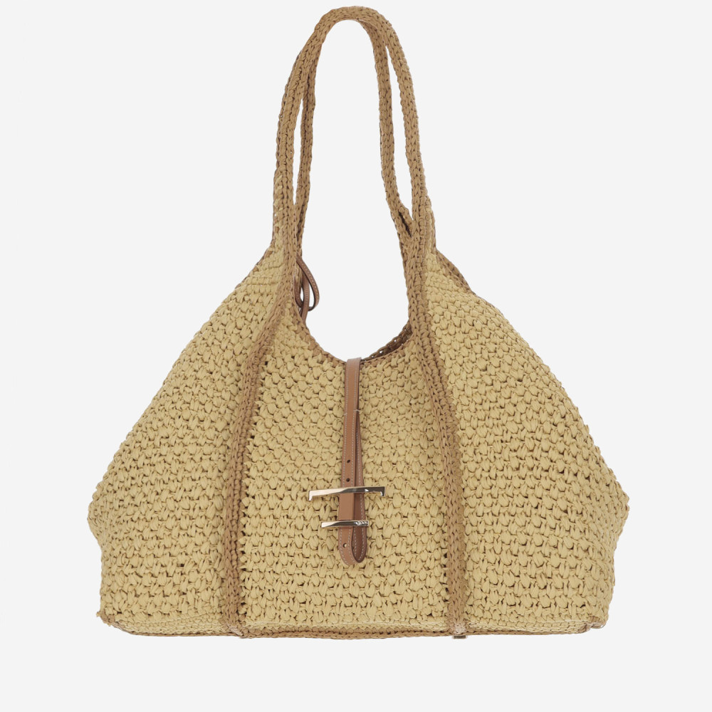 TOD'S NATURAL T TIMELESS TOTE