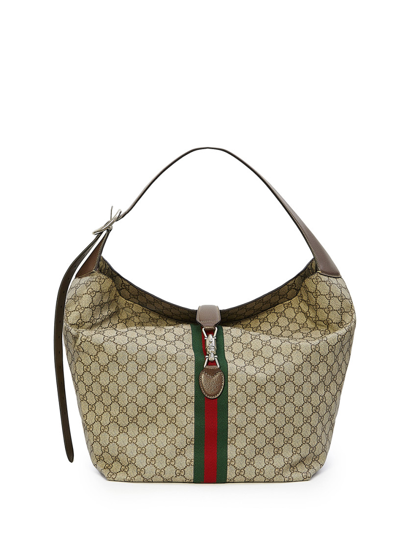 GUCCI BEIGE JACKIE 1961 DUFFLE BAG