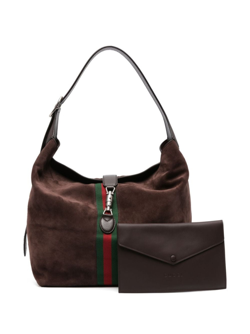 Gucci Brown Jackie 1961 Duffle Bag for Men Online USA at Darveys.com